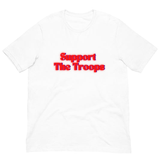 Support The Troops - Red Spray Tee