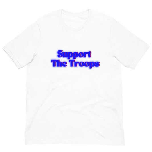 Support The Troops - Blue Spray Tee
